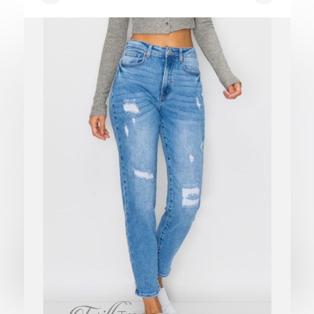 New wax jeans mom jeans